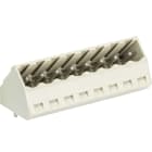 Wieland - embase PCB mâle incliné fermée 2 pôles pas 5,08mm sans marquage séries 8213 s