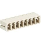 Wieland - embase PCB mâle coudé 7 pôles séries 8813 s pas de 3,81mm sans marquage + flasqu