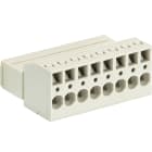 Wieland - connecteur PCB mâle 3 pôles séries 8513 sufk pas de 3,50mm à ressort avec marqua