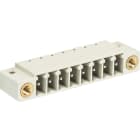 Wieland - embase PCB mâle coudé 5 pôles séries 8513 s pas de 3,50mm sans marquage + flasqu