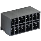 Wieland - embase PCB mâle coudé double rangée 4 pôles séries 8513 s pas de 3,50mm