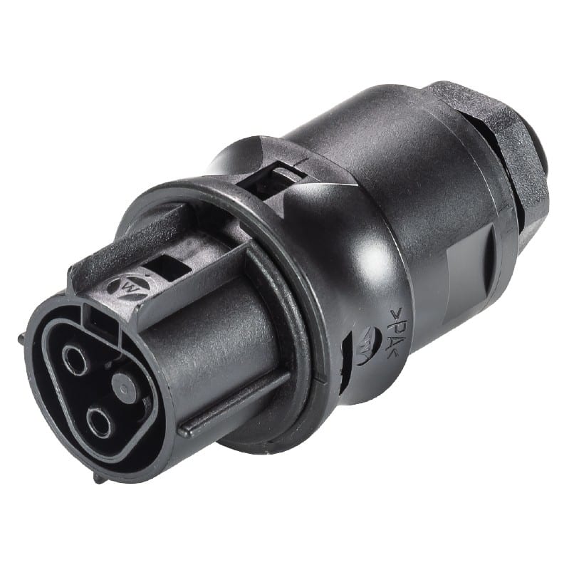 Wieland - embase RST20i2 M16 femelle à vis Noir