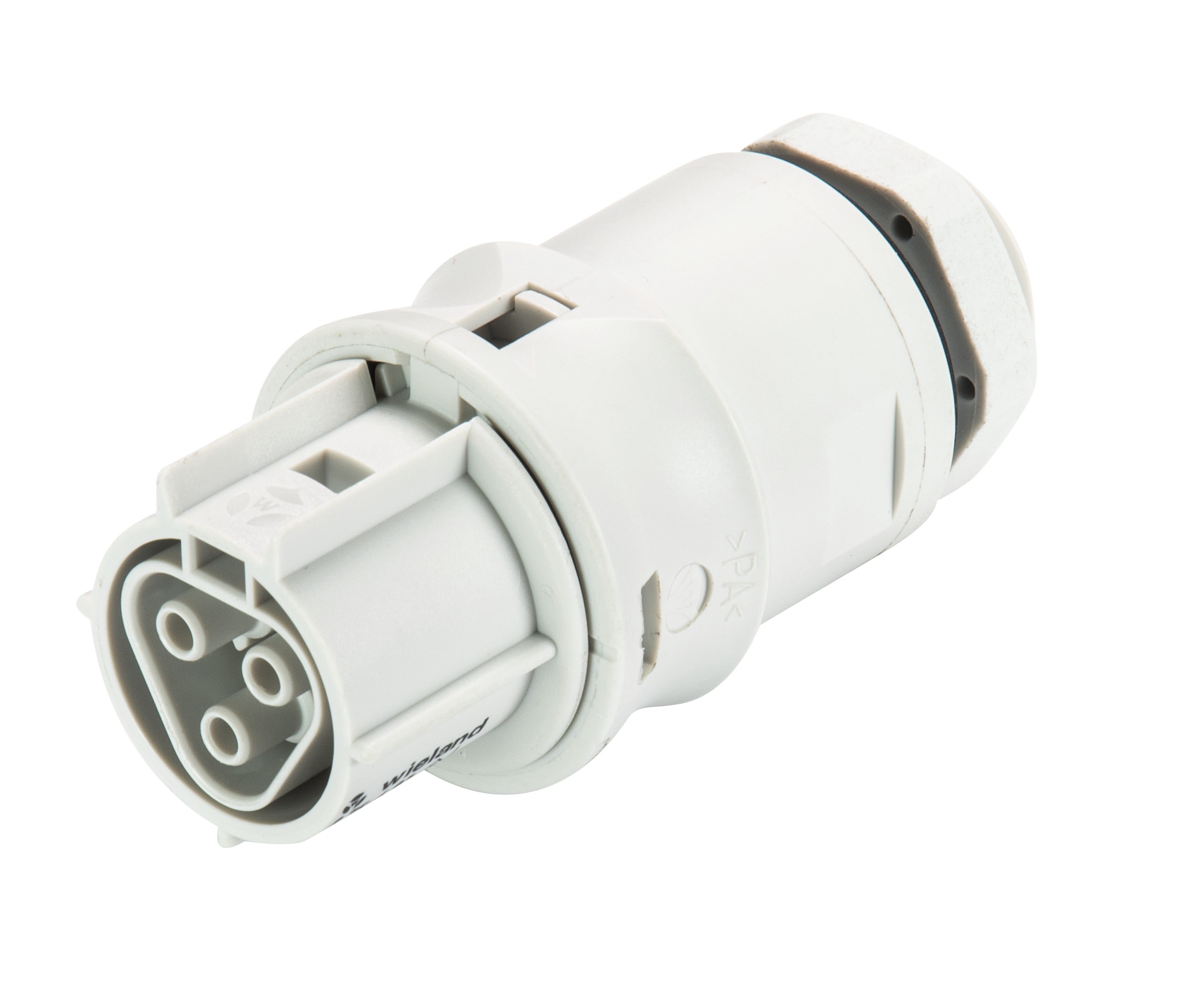 Wieland - embase RST20i3 femelle M20 à ressort Gris clair ATEX