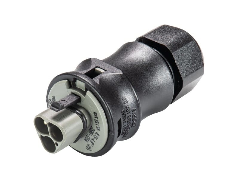 Wieland - connecteur RST25i3 mâle à vis 10-14mm Gris