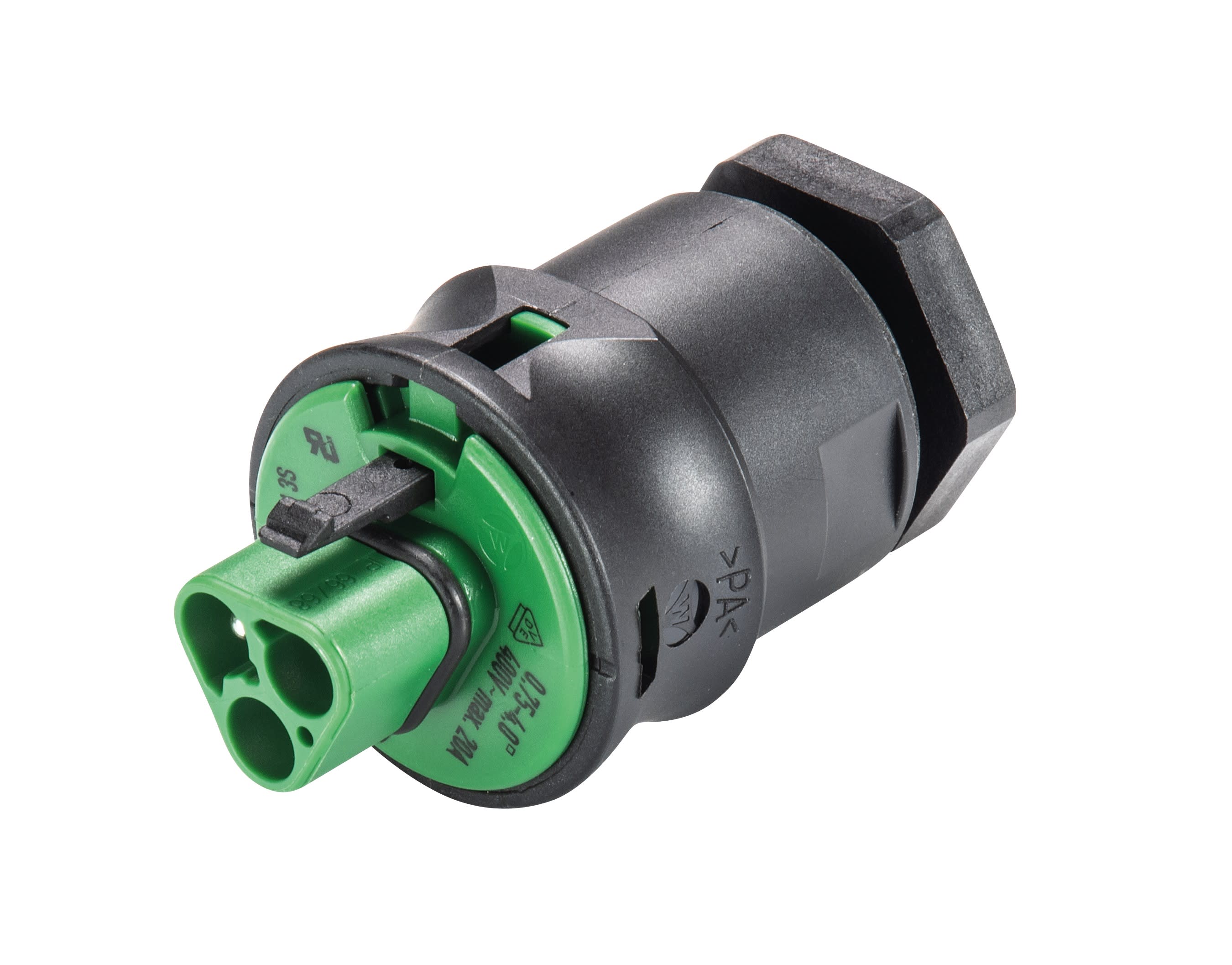 Wieland - embase RST20i3 mâle M20 à ressort Vert ATEX