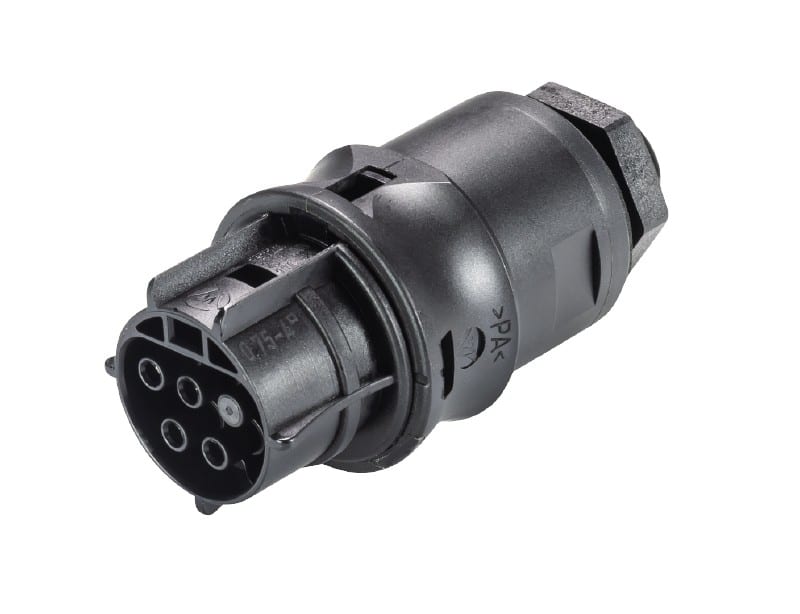 Wieland - embase RST20i4 femelle à vis M16 Noir