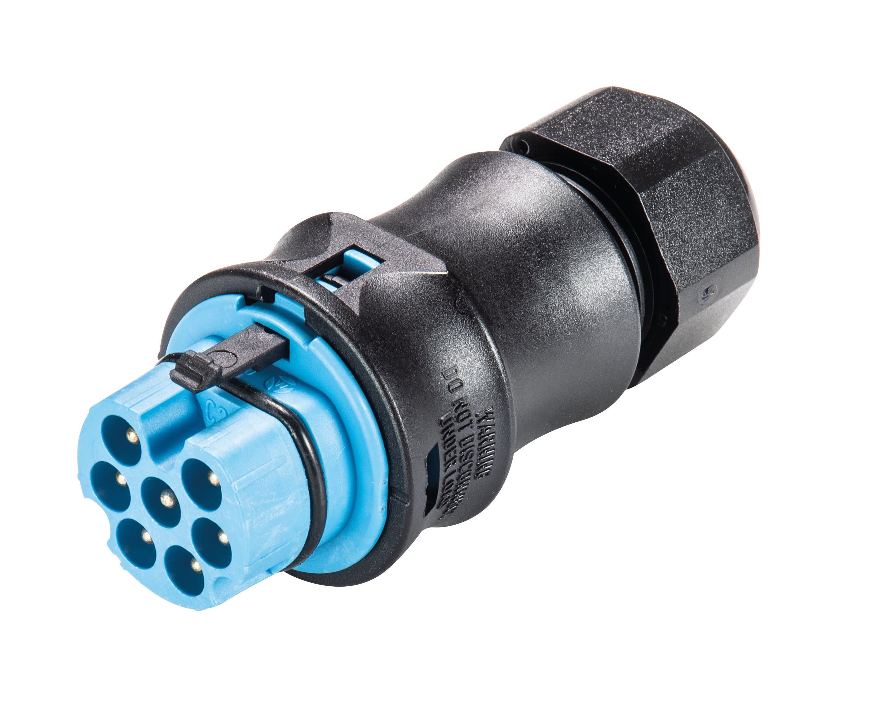 Wieland - Con. RST20i7 droit mâle à vis simple 10-14mm bleu clair