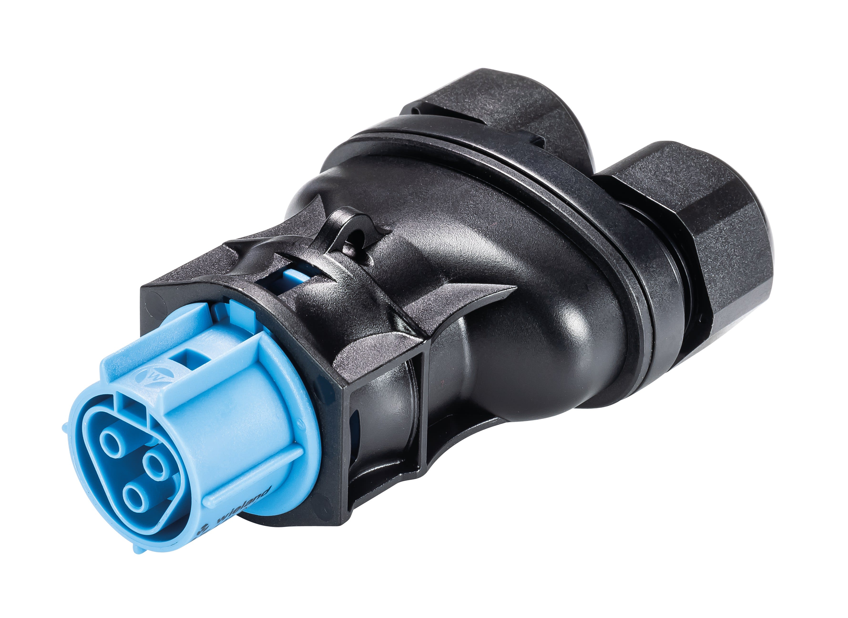 Wieland - connecteur RST20i3 femelle double à vis 6-10mm Bleu clair ATEX