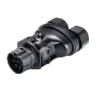 Wieland - Con. RST20i7 femelle à vis double 10-14mm noir
