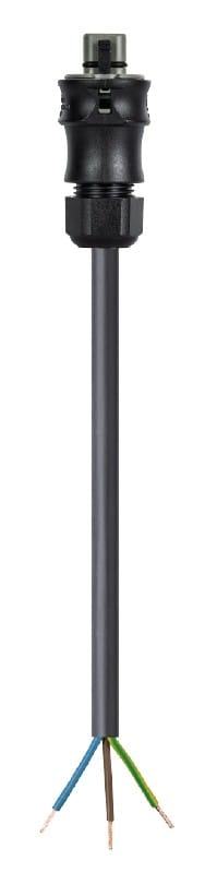 Wieland - cordon RST25i3 2m M/- 4² HO7RNF Gris foncé