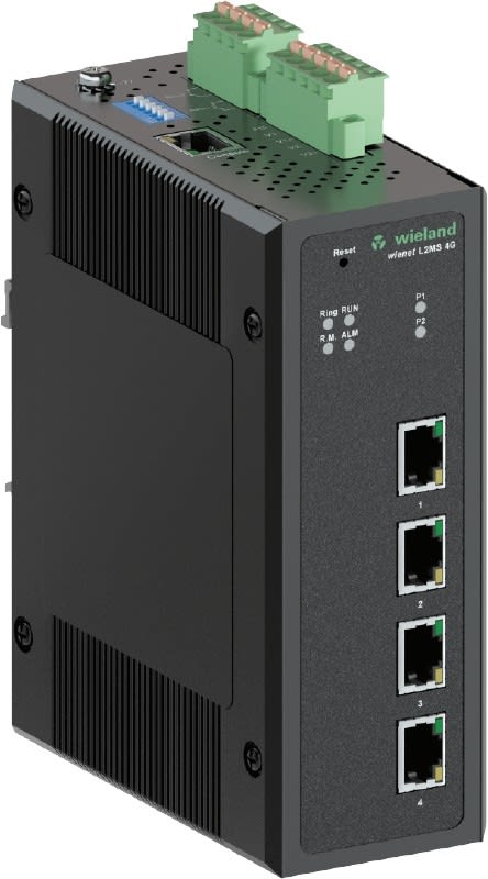 Wieland - Switch ethernet manageable gigabit à 4 ports