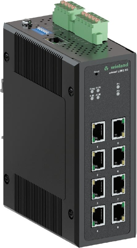 Wieland - Switch ethernet manageable gigabit à 8 ports