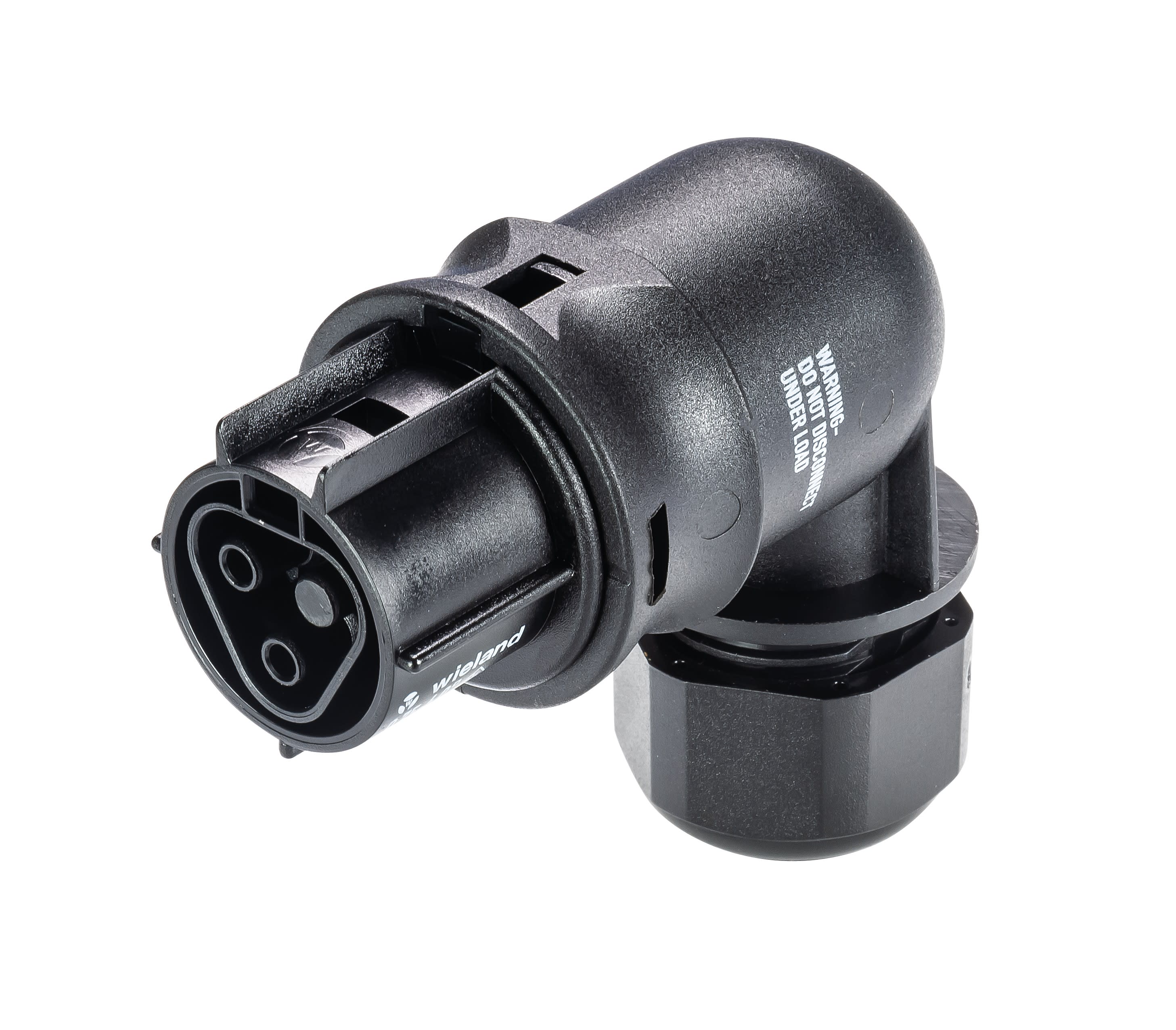 Wieland - connecteur RST20i2 coudé femelle à vis 6-10mm Noir