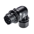 Wieland - connecteur RST20i4 coudé femelle à vis 10-14mm Noir