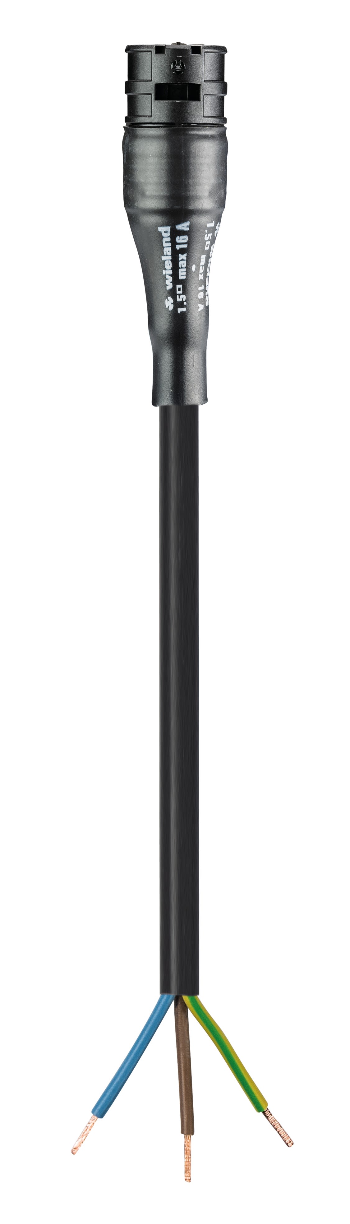 Wieland - cordon RST20i3 9m F/- 1,5² HO7RNF Noir