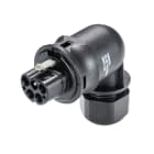 Wieland - connecteur RST20i5 coudé mâle à sertir 10-14mm Noir