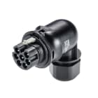 Wieland - Connecteur RST20i7 mâle coudé 90° à vis 6-10mm noir
