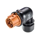 Wieland - connecteur RST20i2 coudé femelle à ressort 6-10mm Marron