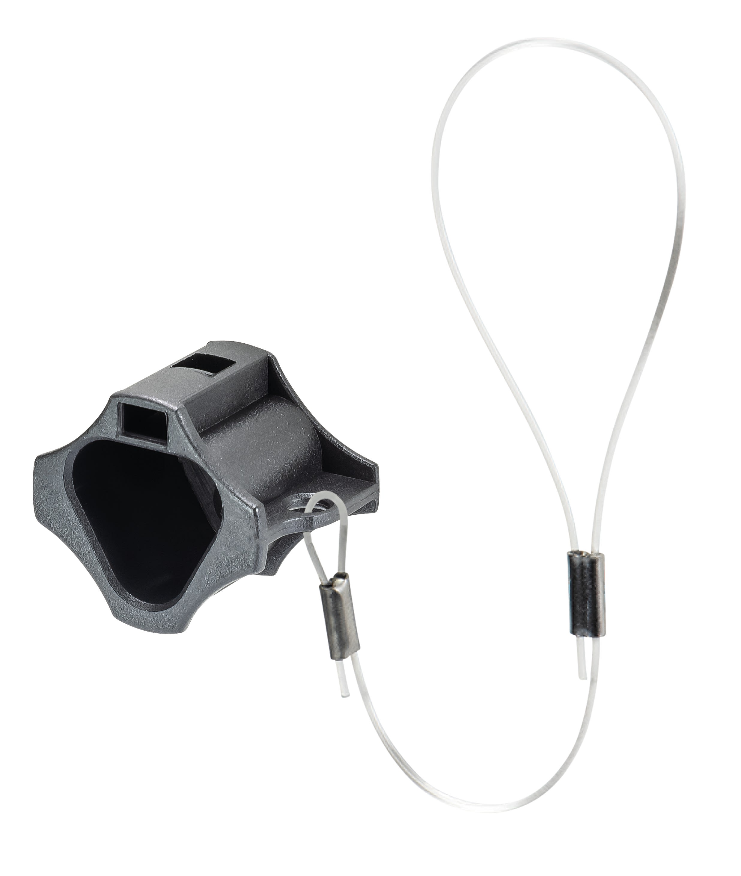 Wieland - bouchon RST20i2/3 pour mâle inutilisé Noir avec filin