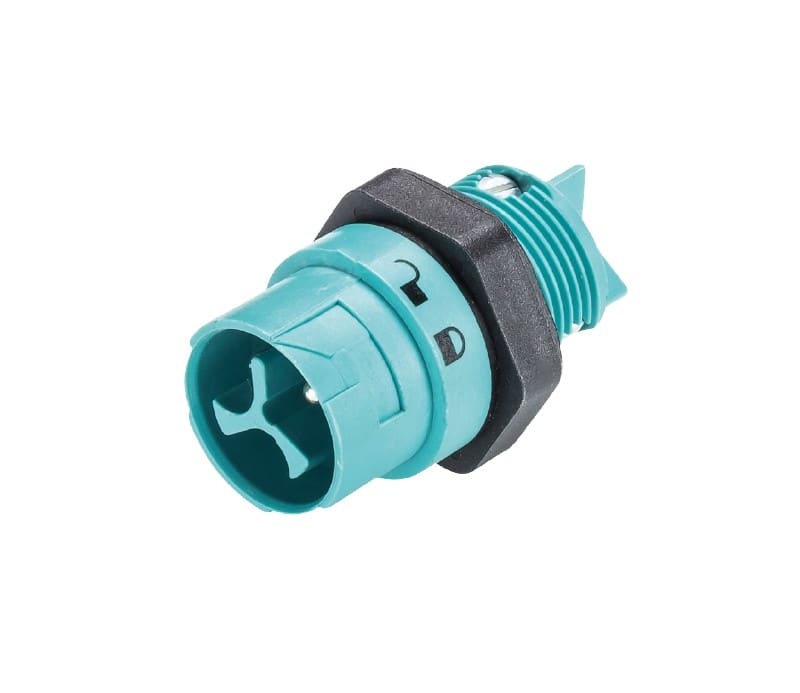 Wieland - embase male RST16i3 bleu turquoise