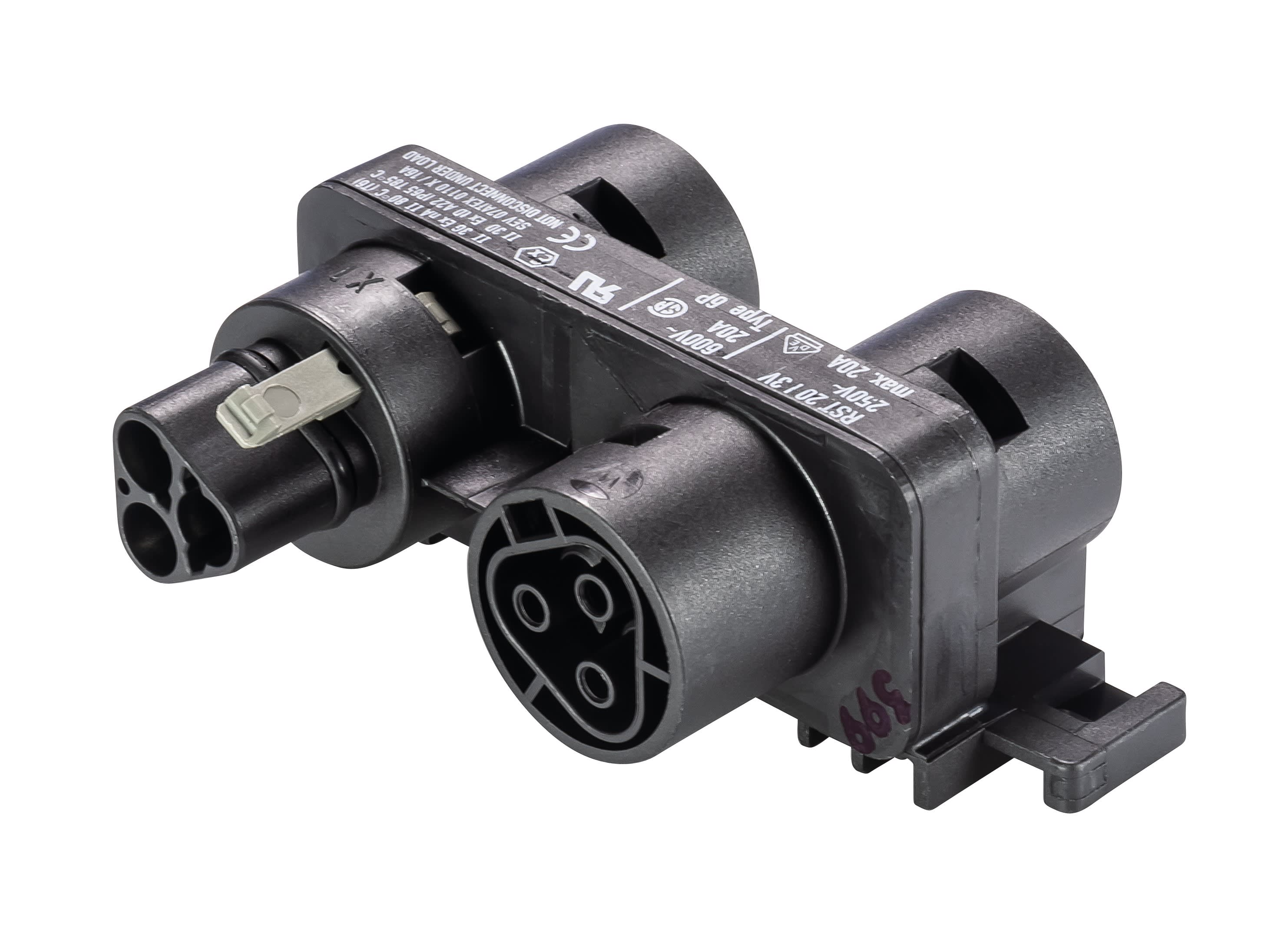 Wieland - Répartiteur RST20i3 1E/3S Noir ATEX