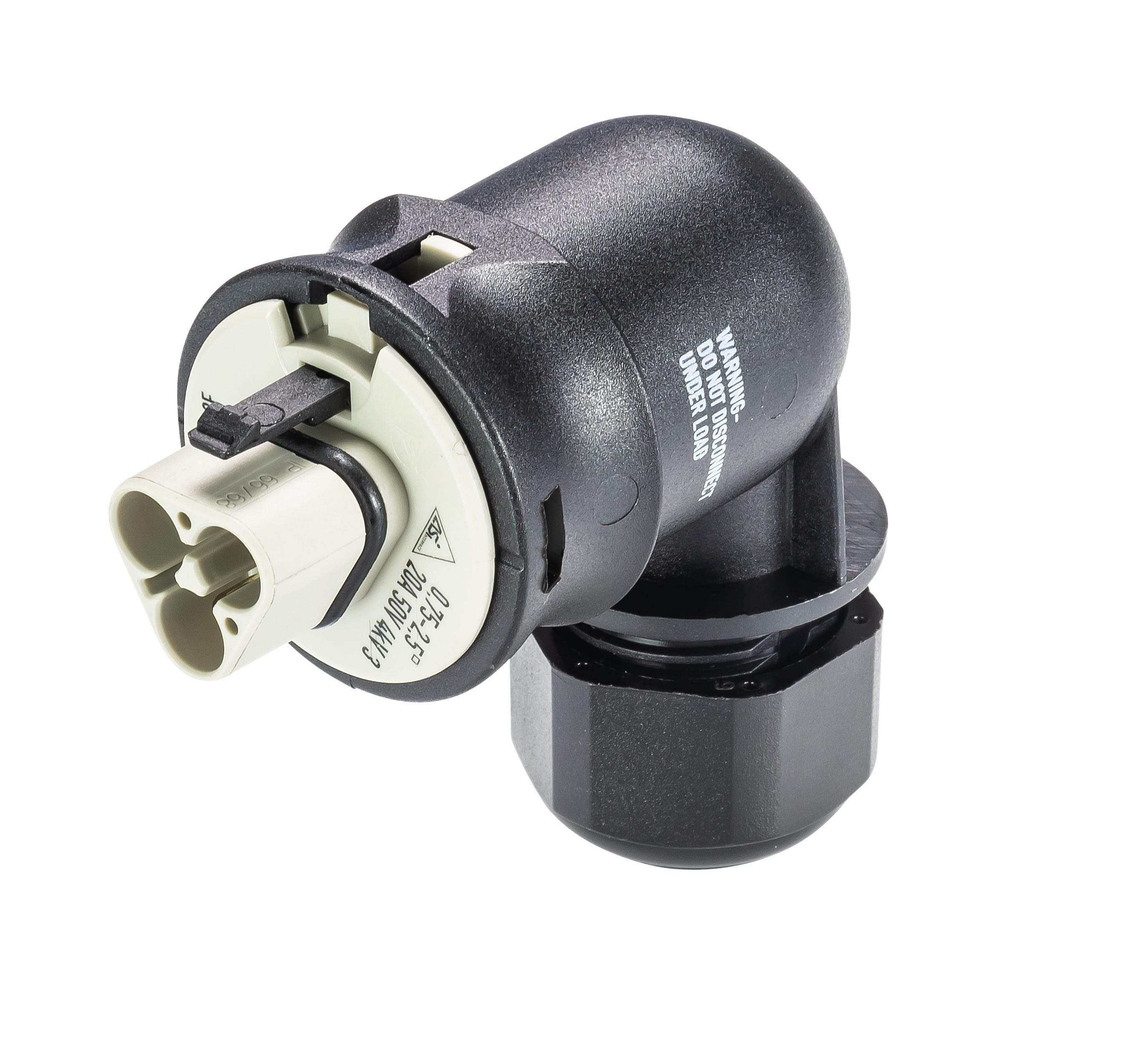 Wieland - connecteur RST20i2 coudé mâle à vis 10-14mm Gris foncé