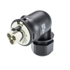 Wieland - connecteur RST20i2 coudé mâle à vis 10-14mm Gris foncé