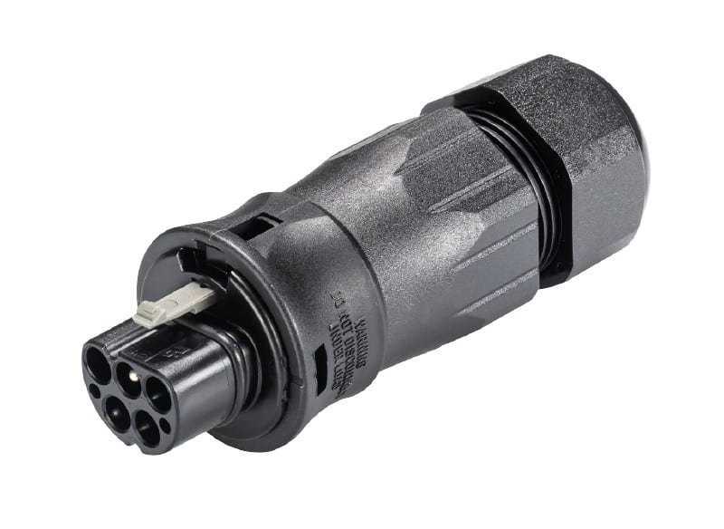 Wieland - connecteur RST20i4 mâle à vis 13-18mm Noir
