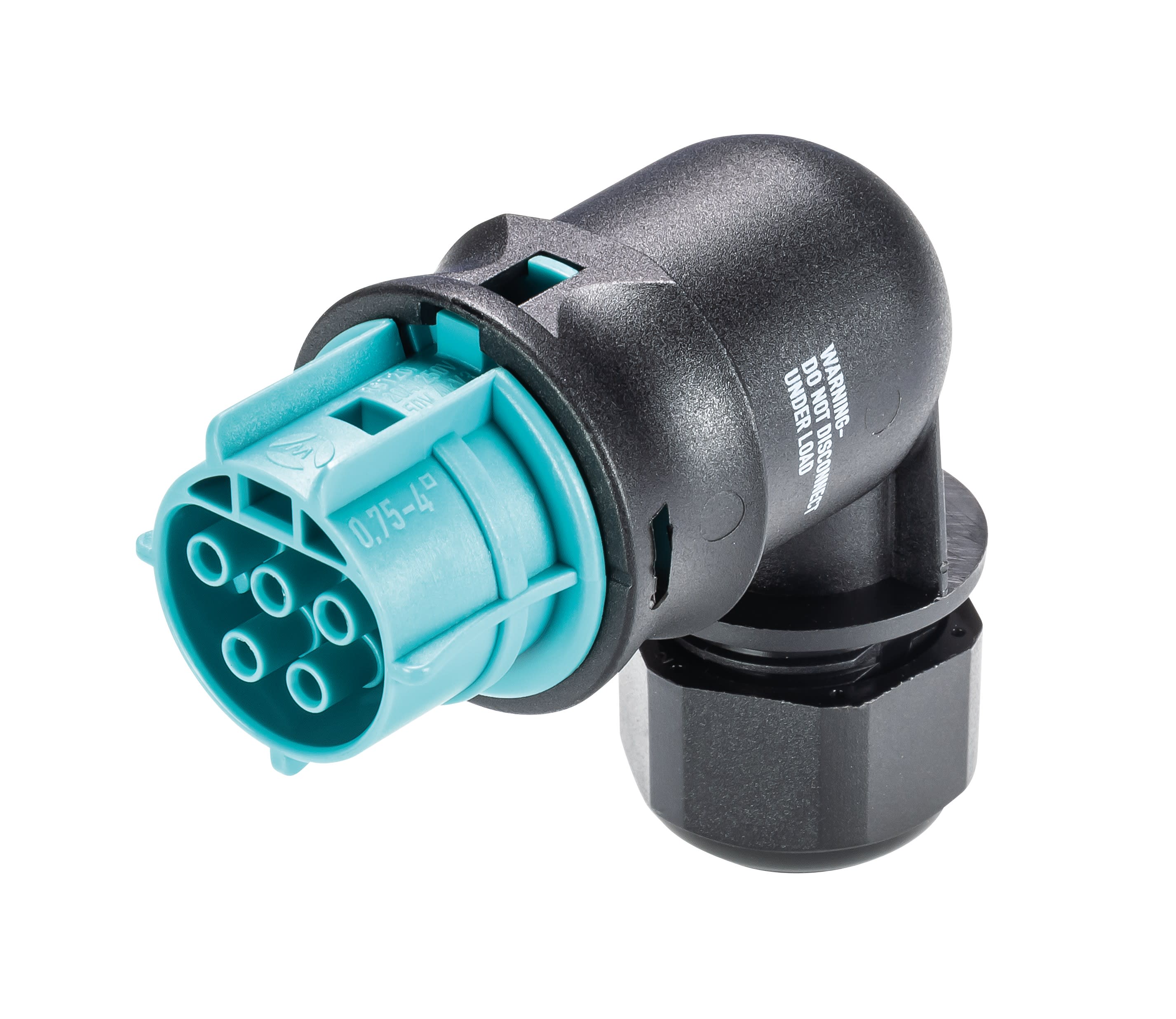 Wieland - connecteur RST20i5 coudé femelle à vis 10-14mm Turquoise