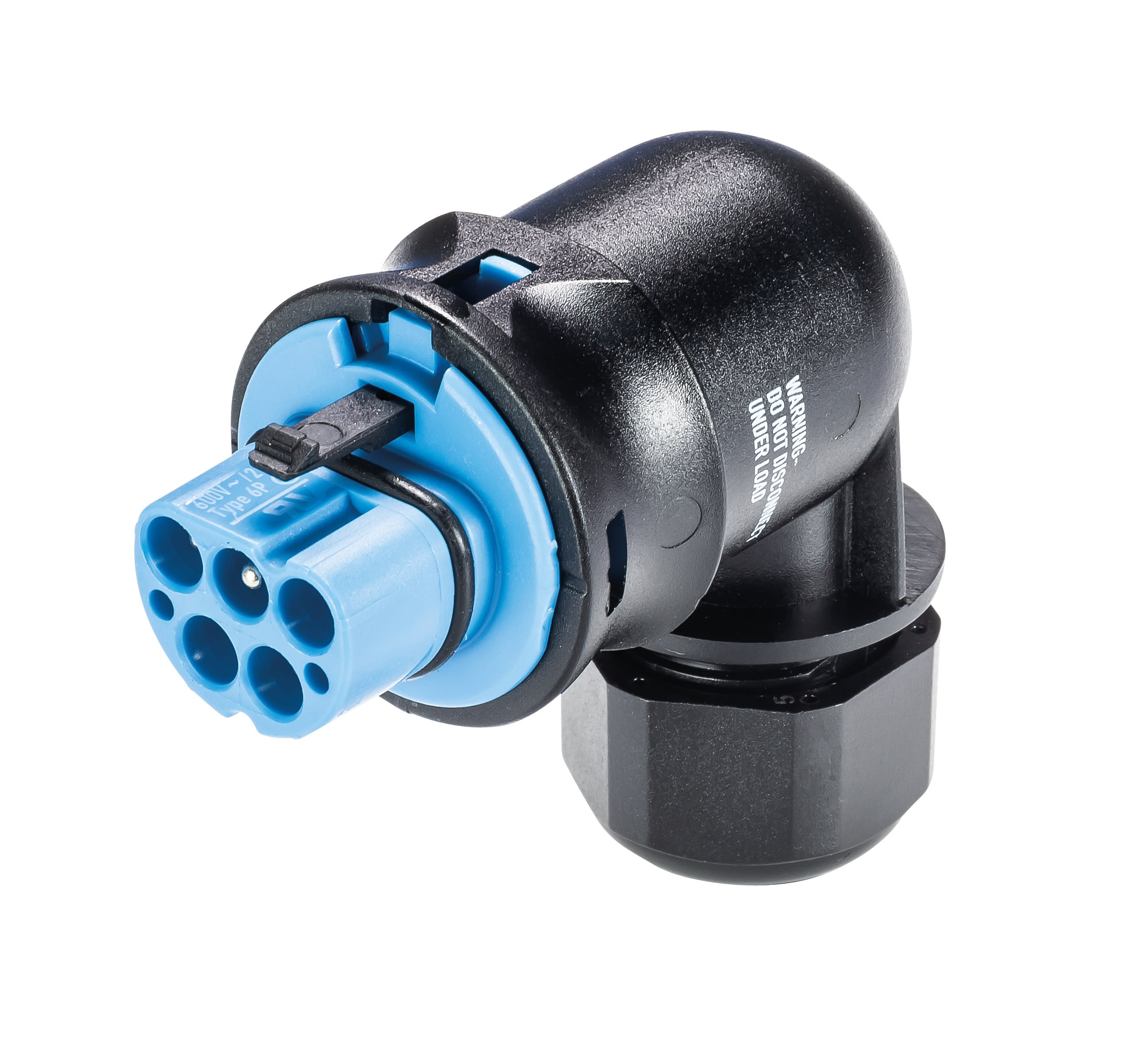 Wieland - connecteur RST20i5 coudé mâle à sertir 10-14mm Bleu clair