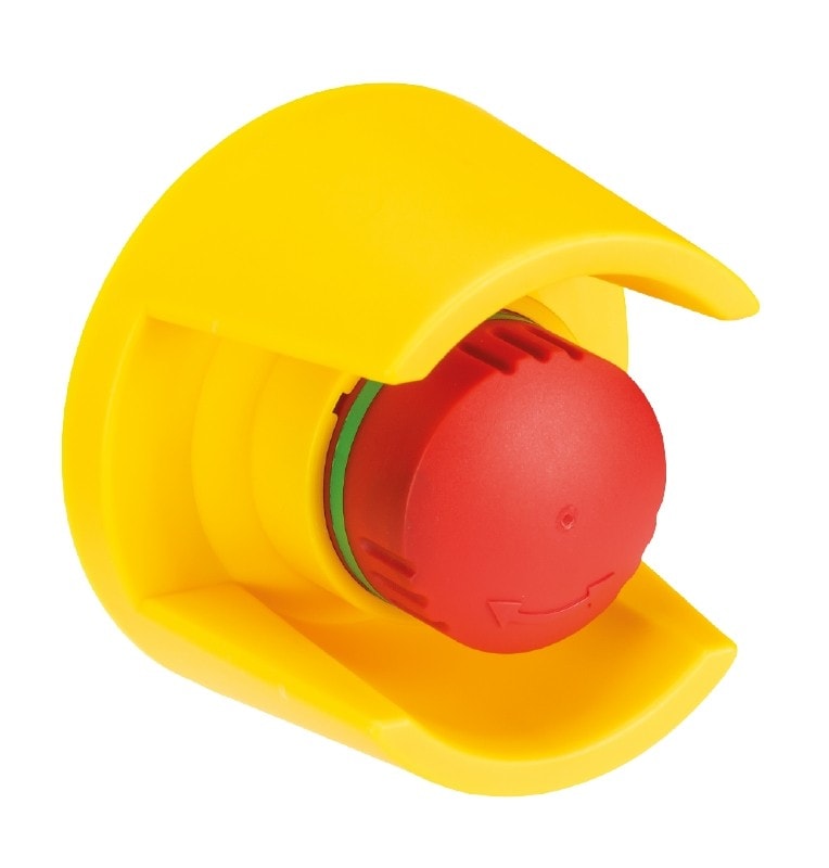 Wieland - snh 0600 bouton au avec collerette de protect. et indicat. d'activation