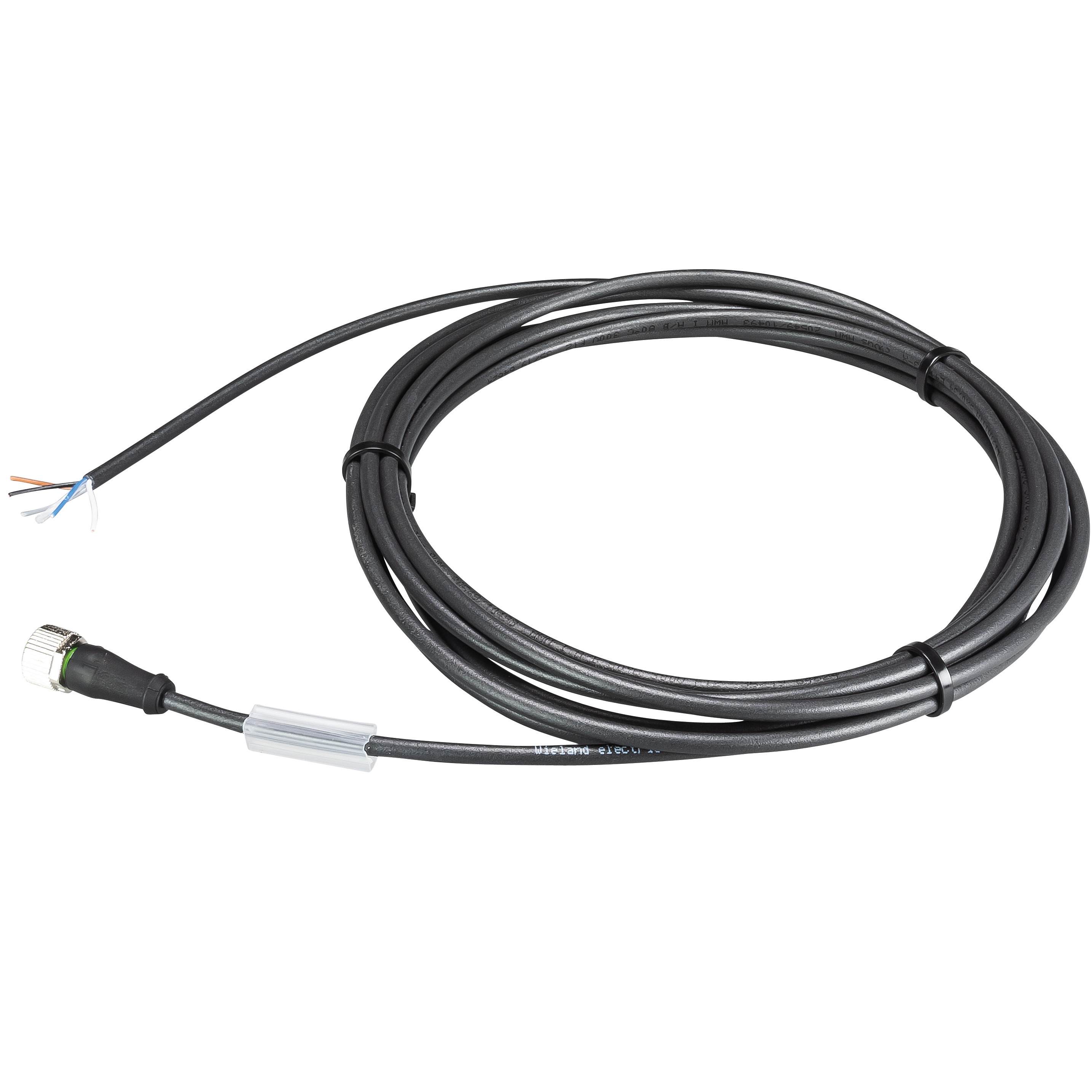 Wieland - câble de connexion M12, 5 pôles, longueur 15m, non blindé