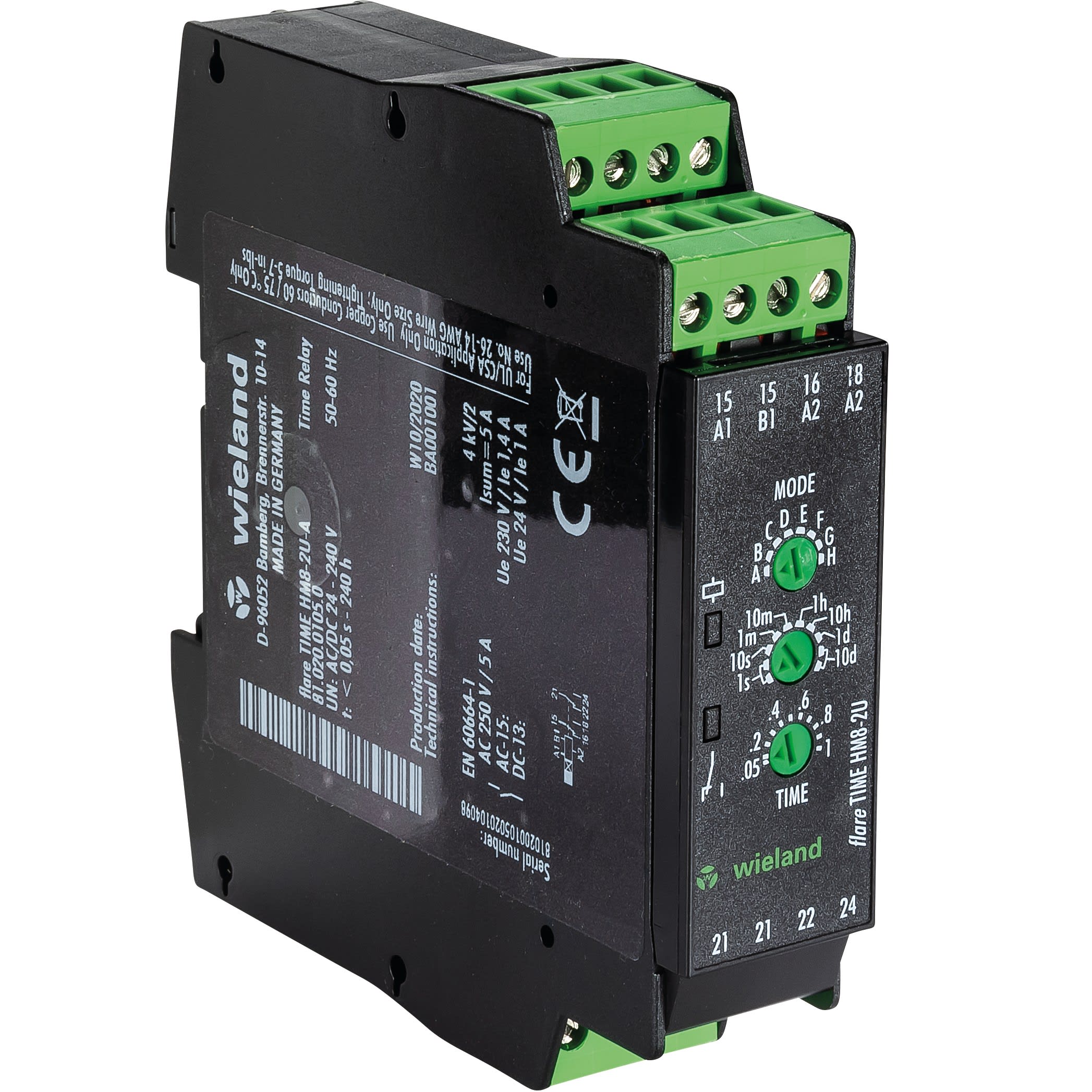 Wieland - relais temporisé flare hm8-2u-a