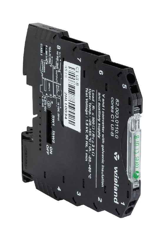 Wieland - amplificateur d'isolement analogique cores c1 ui-b