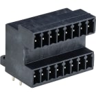 Wieland - embase coudée PCB mâle 24 pôles double séries 8513 pas de 3,50mm sans marquage