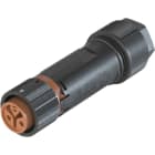 Wieland - Connecteur RST16i2 femelle à vis marron (7,1-13mm)