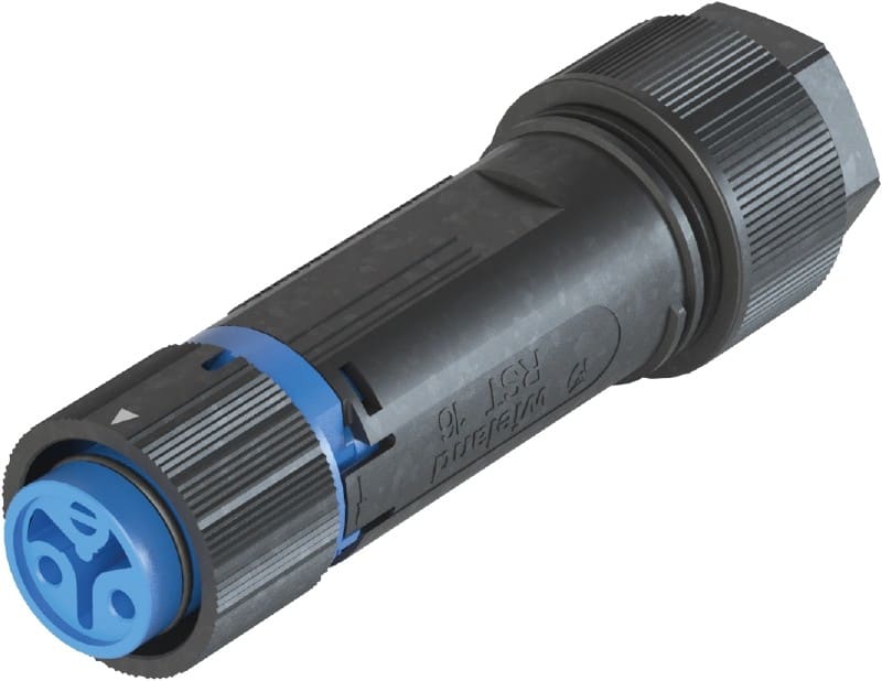Wieland - Connecteur RST16i2 femelle 7,1-13mm bleu