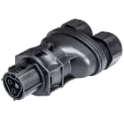 Wieland - connecteur RST20i2 femelle à vis double 10-14mm Noir ATEX