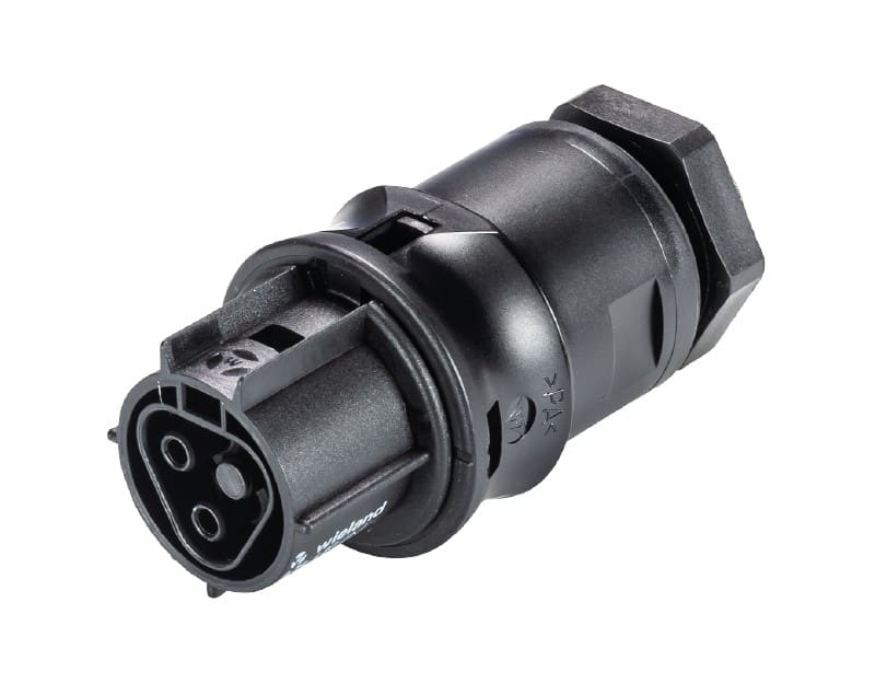 Wieland - embase RST20i2 M20 femelle à vis Noir