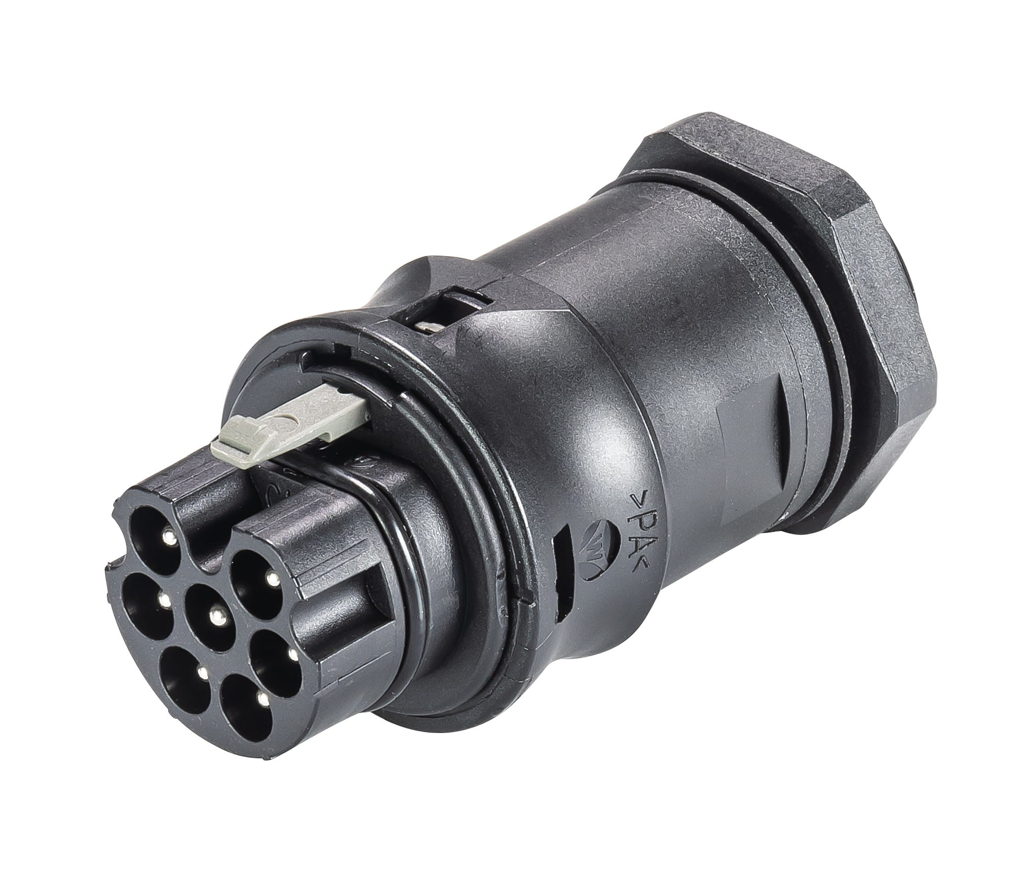 Wieland - Embase RST20i7 M25 mâle à vis noir