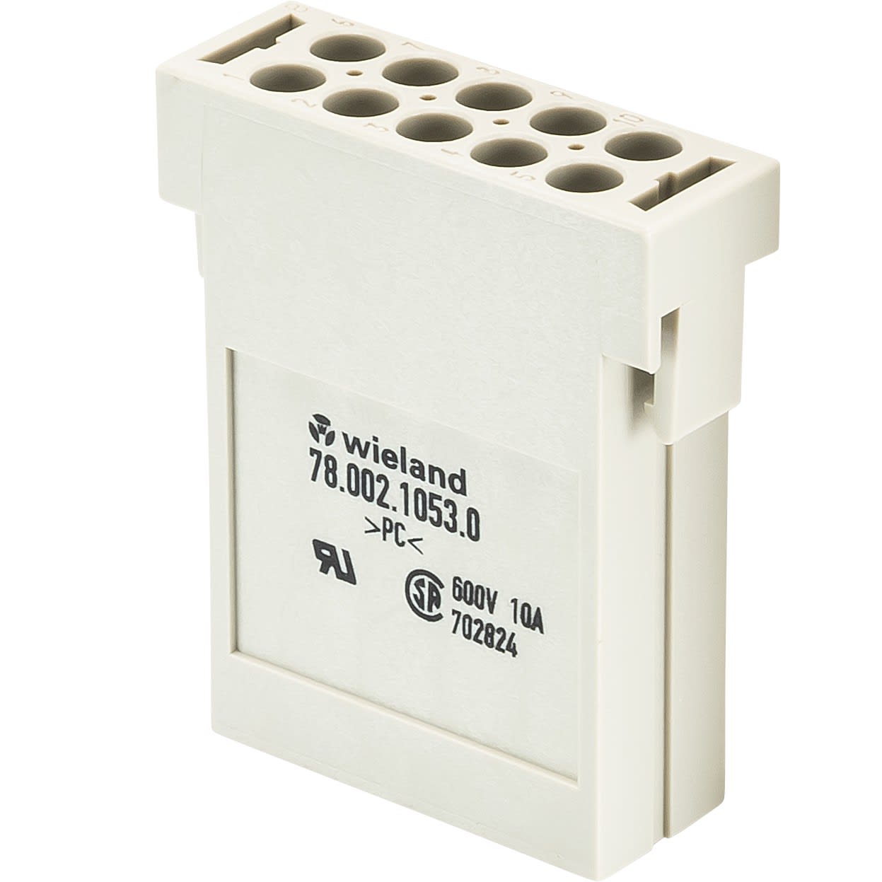 Wieland - insert modulaire chas.mo.10pfle buc 10 25