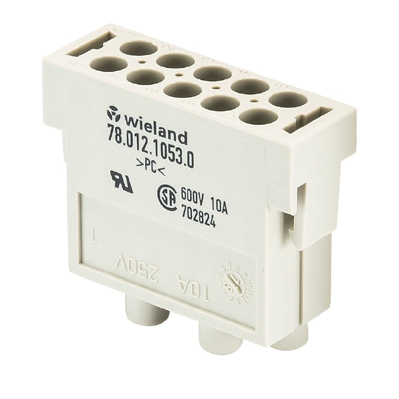 Wieland - insert modulaire chas.mo.10pfle stc 10 25