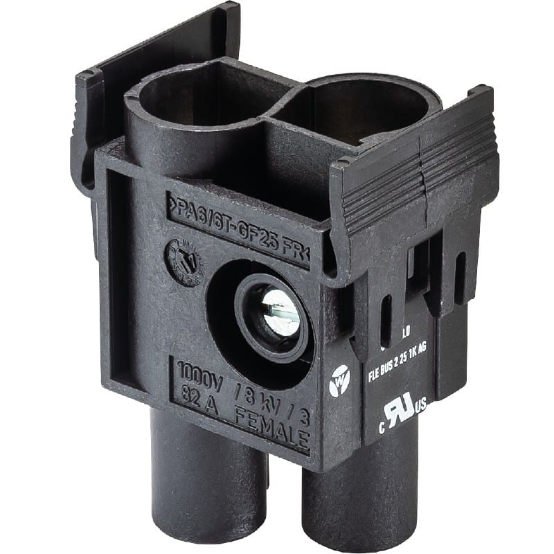 Wieland - module femelle courant fort 2p f 82a fle bus 2 25 1k ag