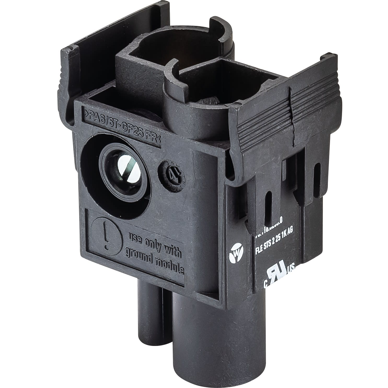 Wieland - module mâle courant fort 2p m 82a fle sts 2 25 1k ag