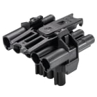 Wieland - répartiteur 1E/1S GST18i5 + 1S GST18i3 L1 en T Noir