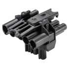 Wieland - répartiteur 1E/1S GST18i5 + 1S GST18i3 L3 en T Noir