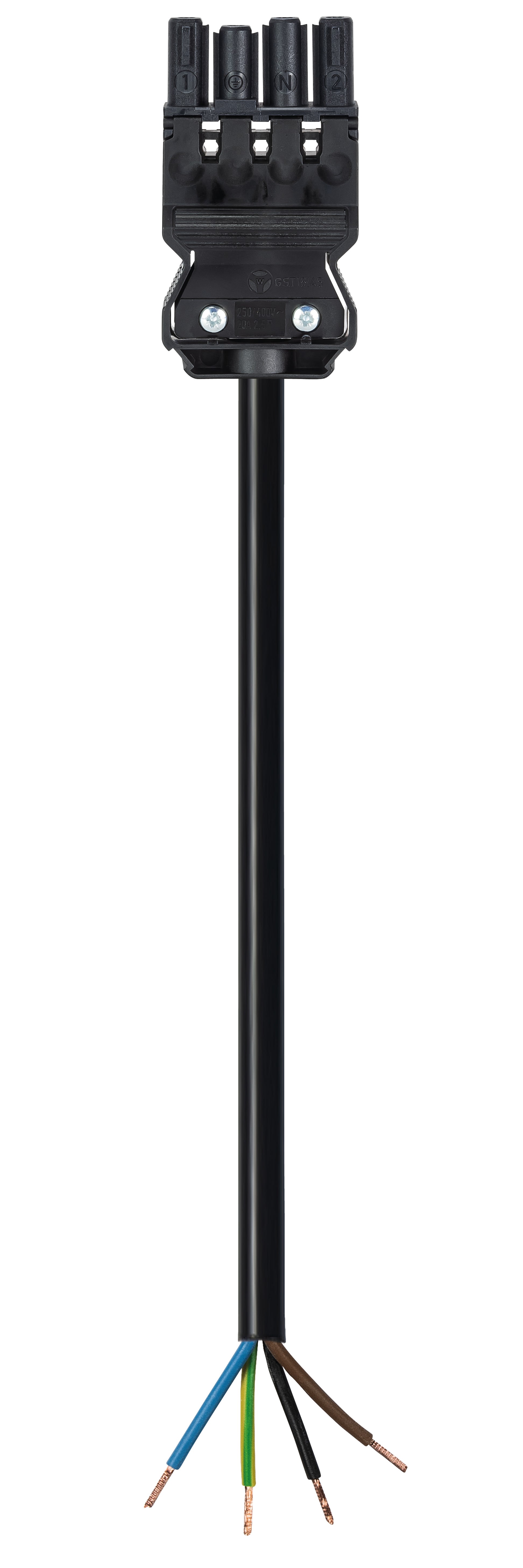 Wieland - Cordon GST18i4 3m M/- 1,5² HO5Z1Z1F Noir (Dca)