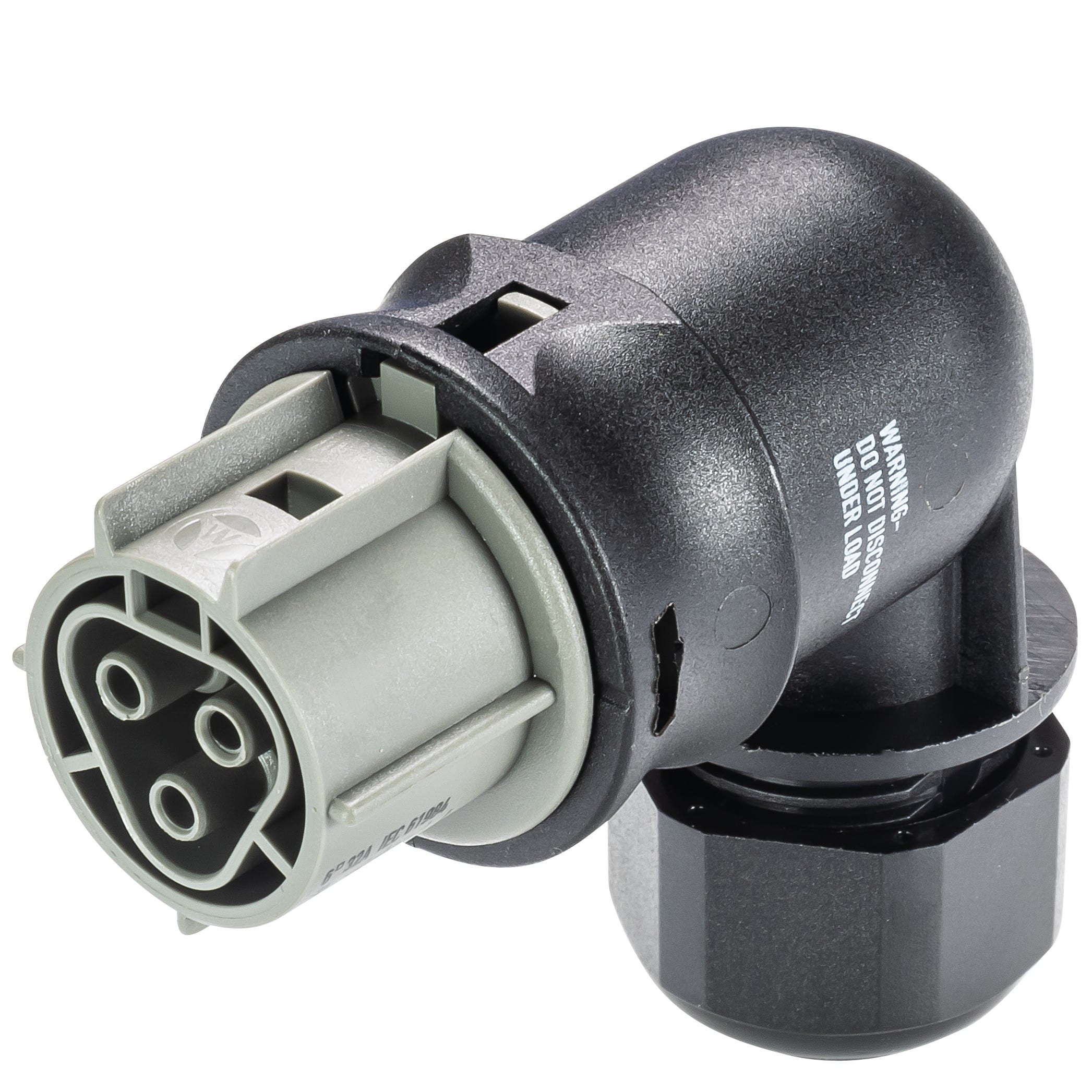 Wieland - connecteur RST25i3 coudé femelle à vis 6-10mm Gris