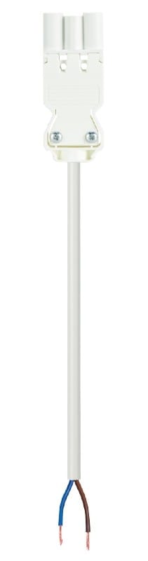 Wieland - Cordon GST18i2 1m M/- 0,75² HO5Z1Z1F Blanc (Eca)