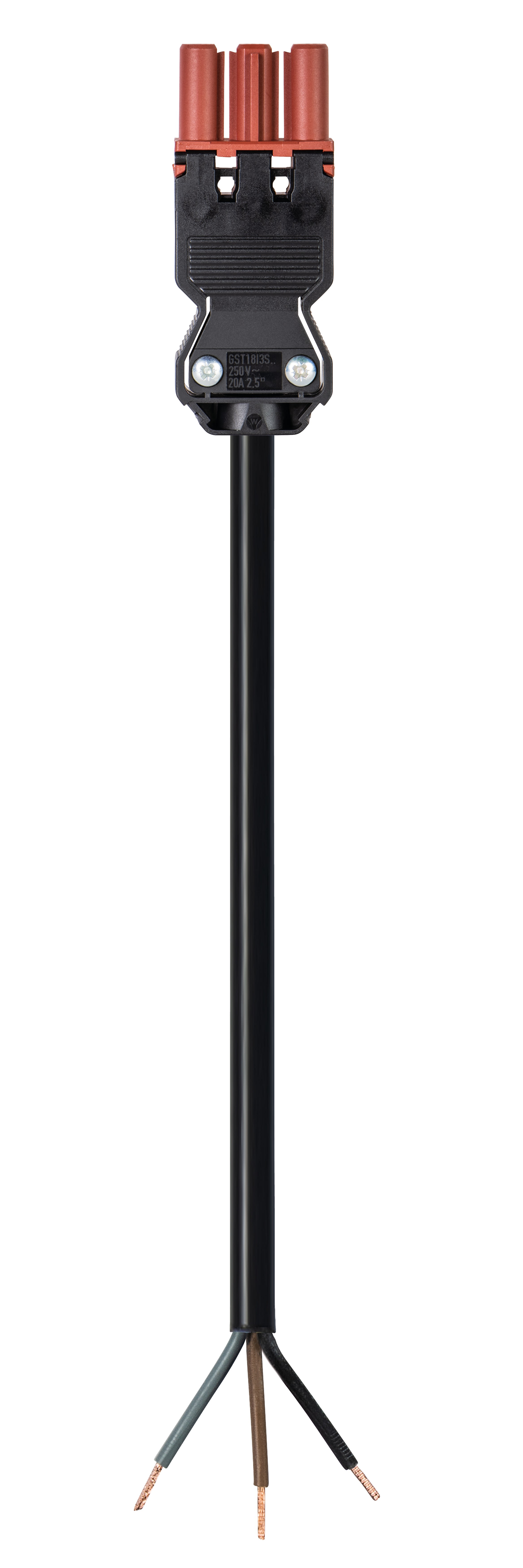 Wieland - cordon GST18i3 4m M/- 2,5² HO5Z1Z1F Marron (Dca)